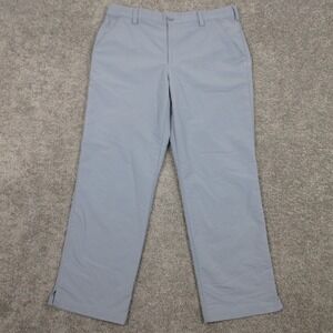Under Armour Pants Mens 36x30 Gray Solid Performance Stretch Golf Wick UA Drive